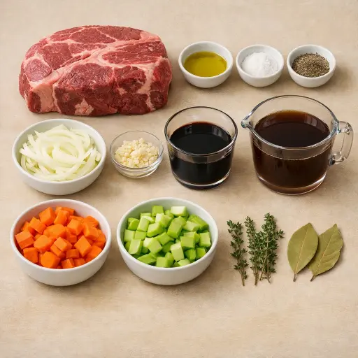 Ingredients for Maple Balsamic Pot Roast