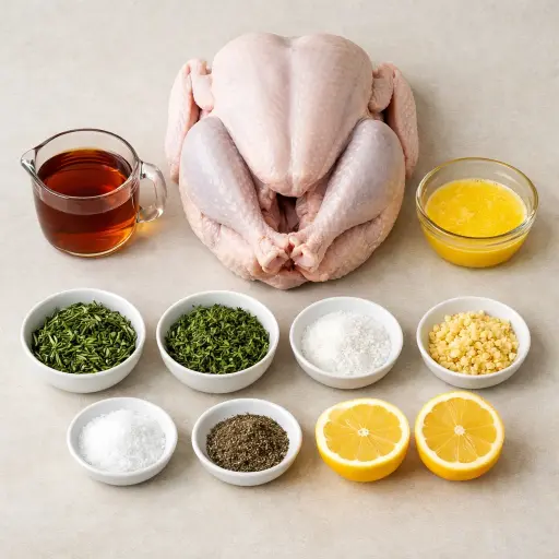 Ingredients for Maple Glazed Turkey