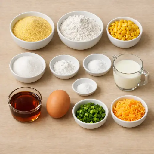 Ingredients for Maple Jalapeño Cornbread