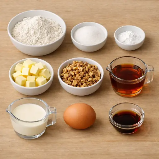 Ingredients for Maple Walnut Scones