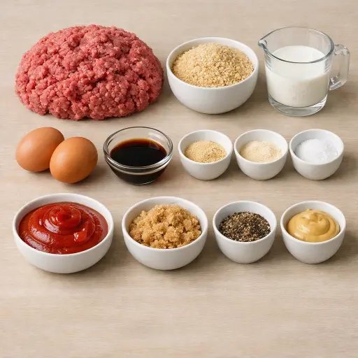 Ingredients for Meatloaf