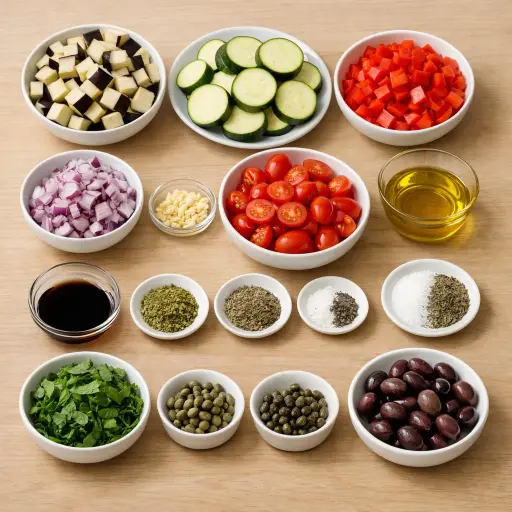 Ingredients for Mediterranean Summer Ratatouille