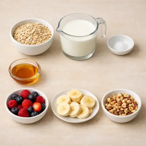 Ingredients for Microwave Oatmeal