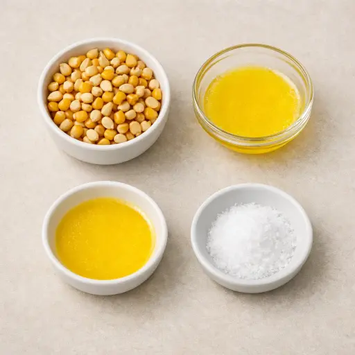 Ingredients for Microwave Popcorn