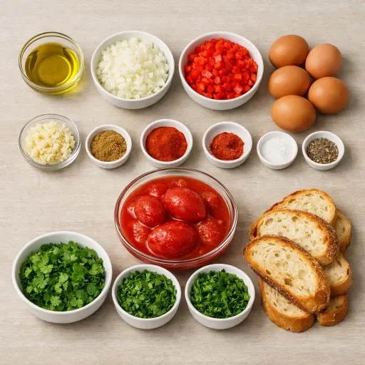 Ingredients for Middle Eastern Shakshuka