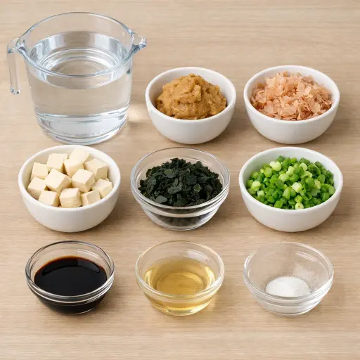 Ingredients for Miso Soup