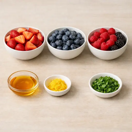 Ingredients for Mixed Berry Medley
