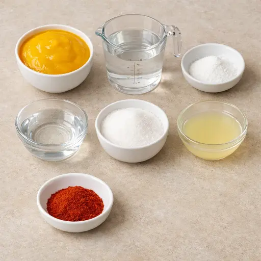 Ingredients for Molecular Gastronomy Sphere