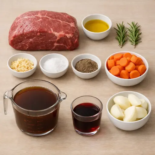 Ingredients for New Year Feast