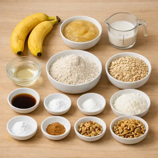 Ingredients for No Sugar Added Classic Cookies