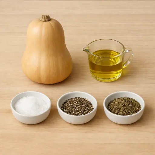 Ingredients for Old-World Roasted Butternut Squash
