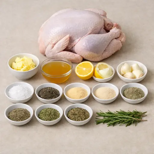 Ingredients for Old-World Roasted Turkey