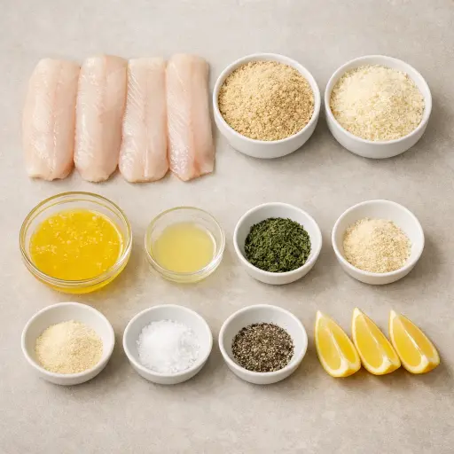 Ingredients for Oven-Baked Haddock Delight