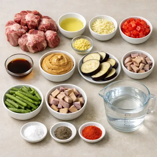 Ingredients for Oxtail Delight