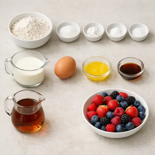 Ingredients for Pancake Cereal