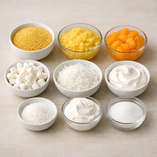 Ingredients for Pastina Pearl Delight