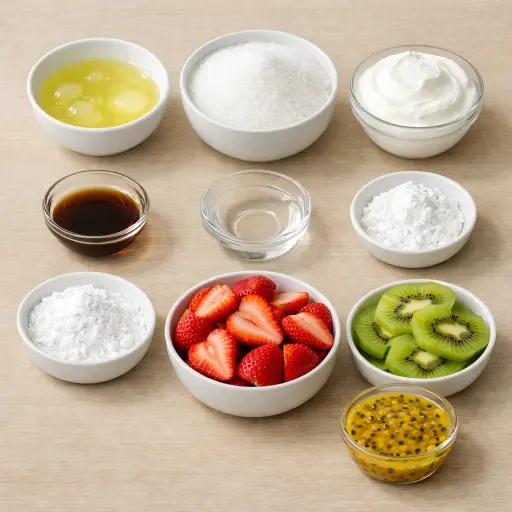 Ingredients for Pavlova