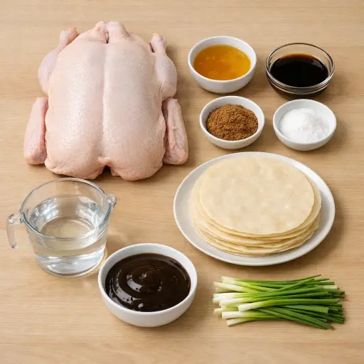 Ingredients for Peking Duck