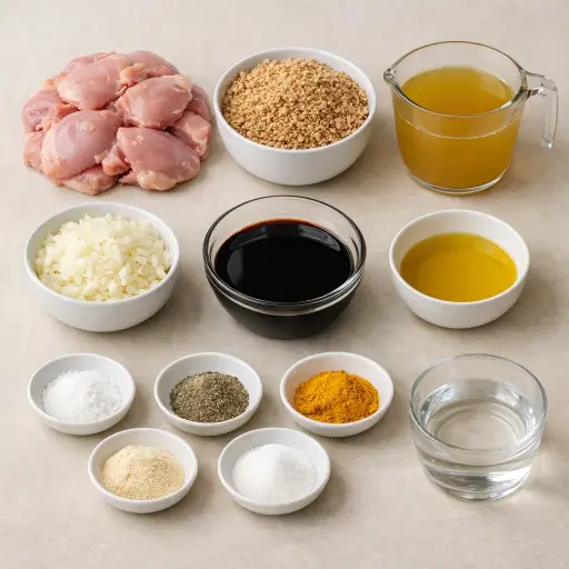 Ingredients for Persian Fesenjan