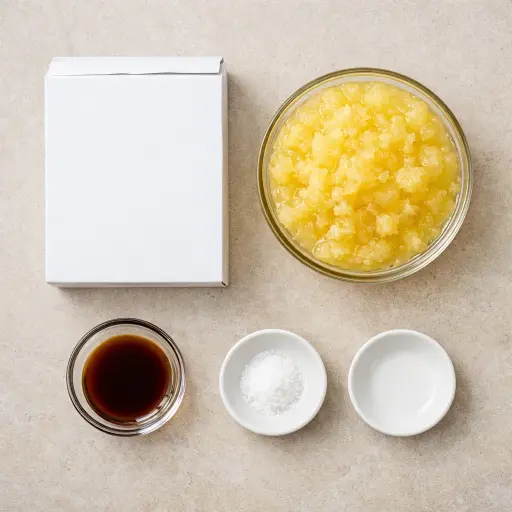 Ingredients for Pineapple Delight Cake