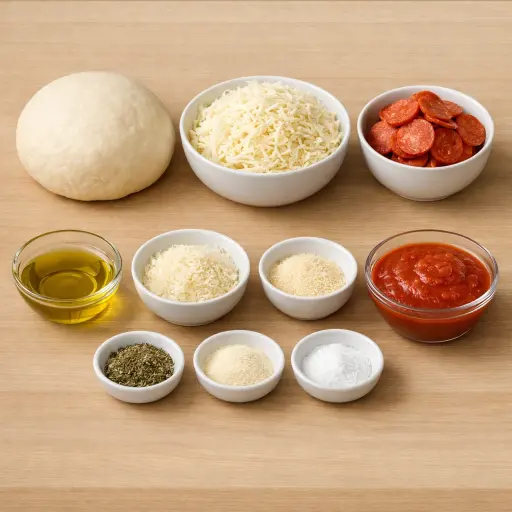 Ingredients for Pizza Breadsticks