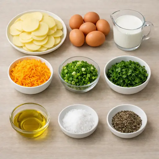 Ingredients for Potato Frittata