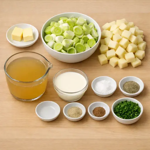 Ingredients for Potato Leek Soup