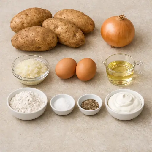 Ingredients for Potato Pancakes