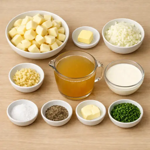 Ingredients for Potato Soup