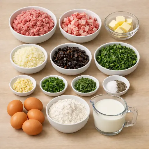 Ingredients for Pounti Auvergnat