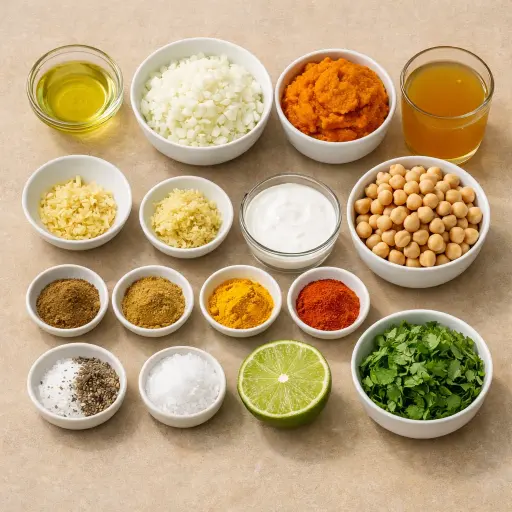 Ingredients for Pumpkin Curry