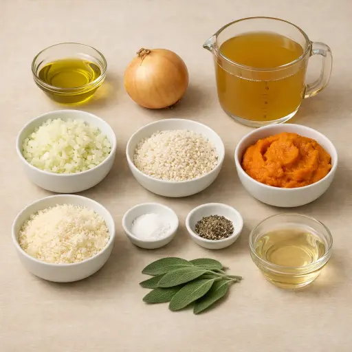 Ingredients for Pumpkin Risotto