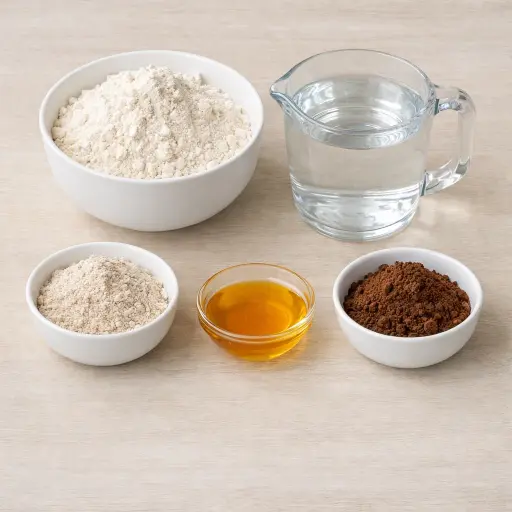 Ingredients for Quick and Nutty Sourdough Starter
