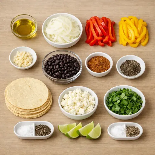 Ingredients for Quick Veggie Tacos