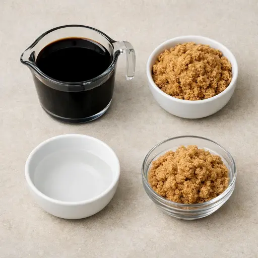 Ingredients for Rich Balsamic Reduction
