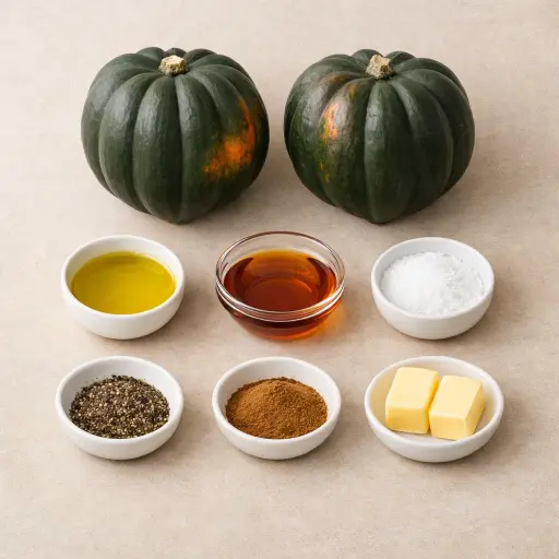 Ingredients for Roasted Acorn Squash