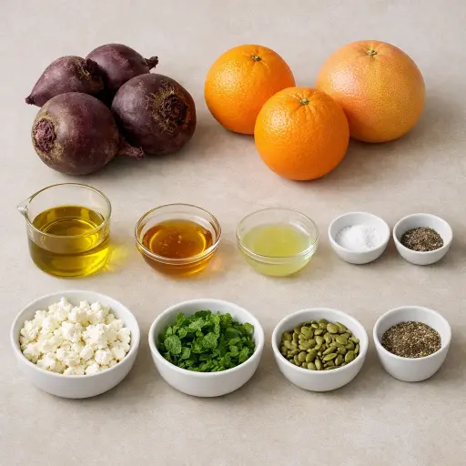 Ingredients for Roasted Beet and Citrus Salad