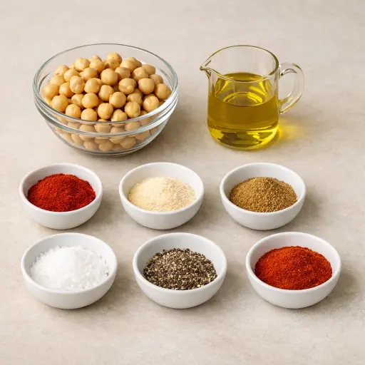 Ingredients for Roasted Chickpeas