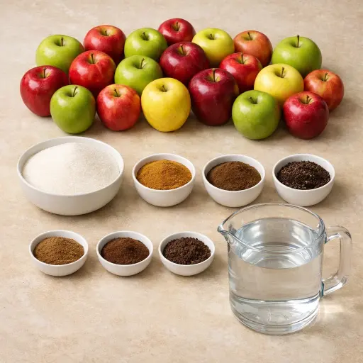 Ingredients for Rustic Apple Cider