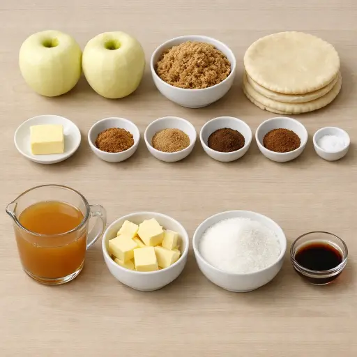 Ingredients for Rustic Apple Dumplings