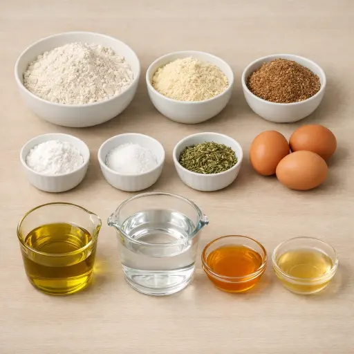 Ingredients for Rustic Gluten-Free Herb Bread