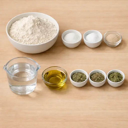 Ingredients for Rustic Herb-infused Bread