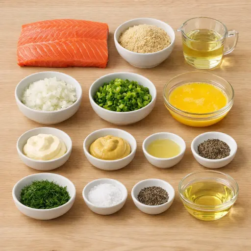 Ingredients for Salmon Patties