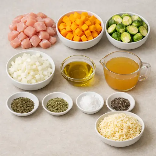 Ingredients for Savory Autumn Casserole