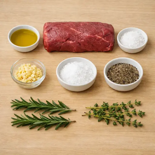Ingredients for Savory Beef Tenderloin