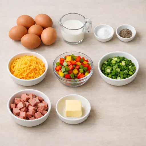 Ingredients for Savory Breakfast Egg Cups