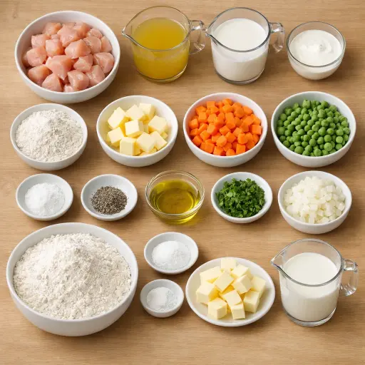 Ingredients for Savory Chicken Cobbler Delight