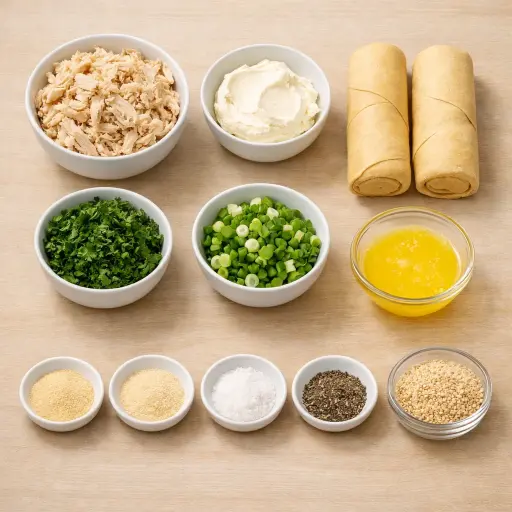 Ingredients for Savory Chicken Herb Crescent Rolls