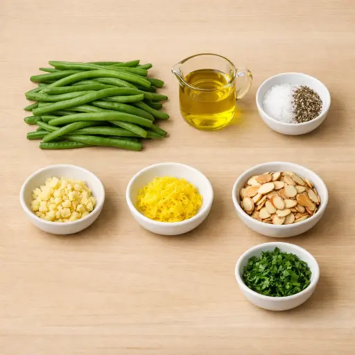 Ingredients for Savory Garlic Green Beans