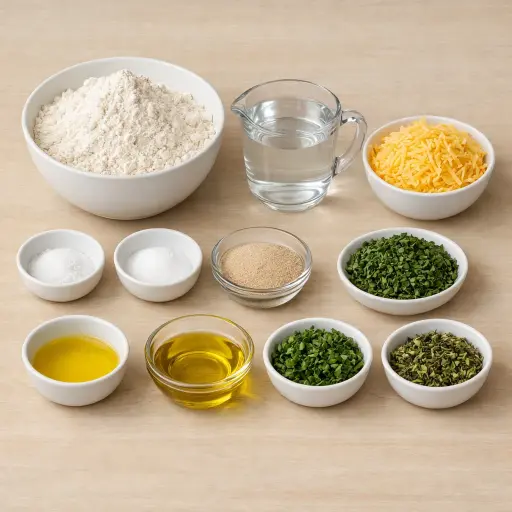 Ingredients for Savory Herb Bread